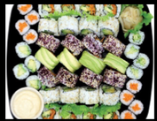 Sushi Green Vegetable Platter